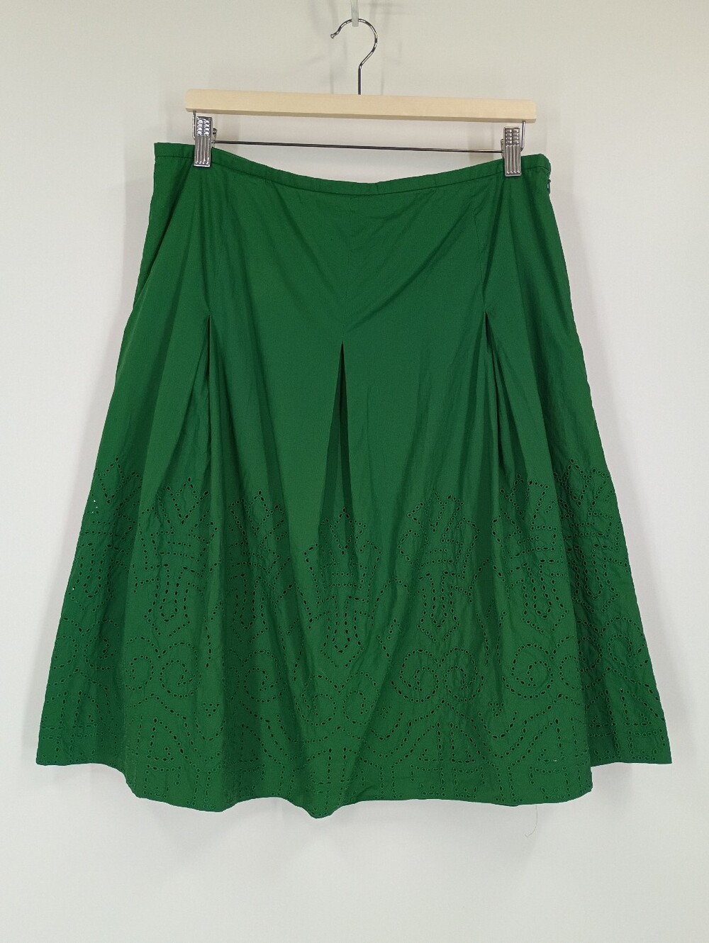 Talbots Cotton Eyelet Mini Skirt